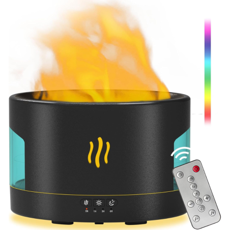 Enceinte Bluetooth sans fil Qiao PLUWEL Oil Diffuser - Noir — Accessoire · Smarty Paris 18e